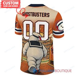 Chicago Bears Stay Puft Marshmallow Man with Super Bowl Trophy Retro Sailor Comic Custom Football Jersey