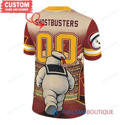 Washington Commanders Stay Puft Marshmallow Man with Super Bowl Trophy Retro Sailor Comic Custom Football Jersey