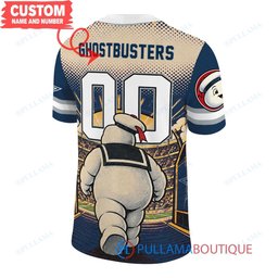 Dallas Cowboys Stay Puft Marshmallow Man with Super Bowl Trophy Retro Sailor Comic Custom Football Jersey
