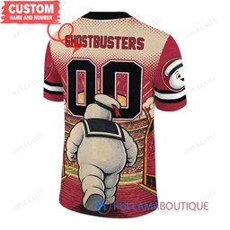 Tampa Bay Buccaneers Stay Puft Marshmallow Man with Super Bowl Trophy Retro Sailor Comic Custom Football Jersey