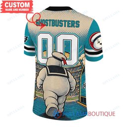 Philadelphia Eagles Stay Puft Marshmallow Man with Super Bowl Trophy Retro Sailor Comic Custom Football Jersey