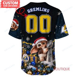 Los Angeles Rams Gremlins with Super Bowl Trophy Custom Football Jersey