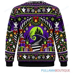 Beetlejuice Haunted Christmas Parade ugly christmas sweater