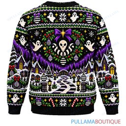 Beetlejuice Snowman Dance ugly christmas sweater