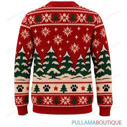 Snoopy Joe Cool Classic Red Nordic Doghouse ugly christmas sweater