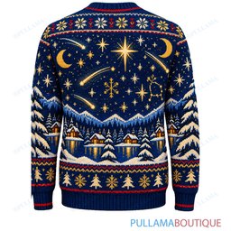 Snoopy Joe Cool Celestial Christmas Eve ugly christmas sweater