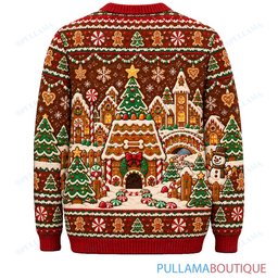 Snoopy Joe Cool Gingerbread Doghouse Bakery ugly christmas sweater