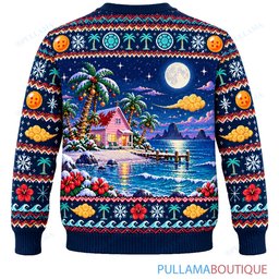 Son Goku Dragon Ball Kame House Christmas ugly christmas sweater