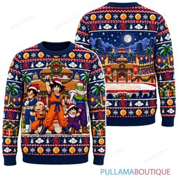 Son Goku Dragon Ball World Tournament Christmas ugly christmas sweater