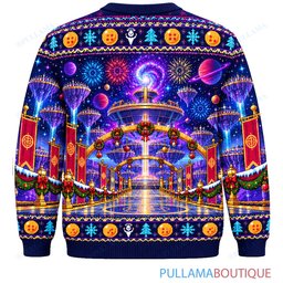 Son Goku Dragon Ball Universe Tournament Holiday Parade ugly christmas sweater