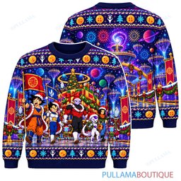 Son Goku Dragon Ball Universe Tournament Holiday Parade ugly christmas sweater