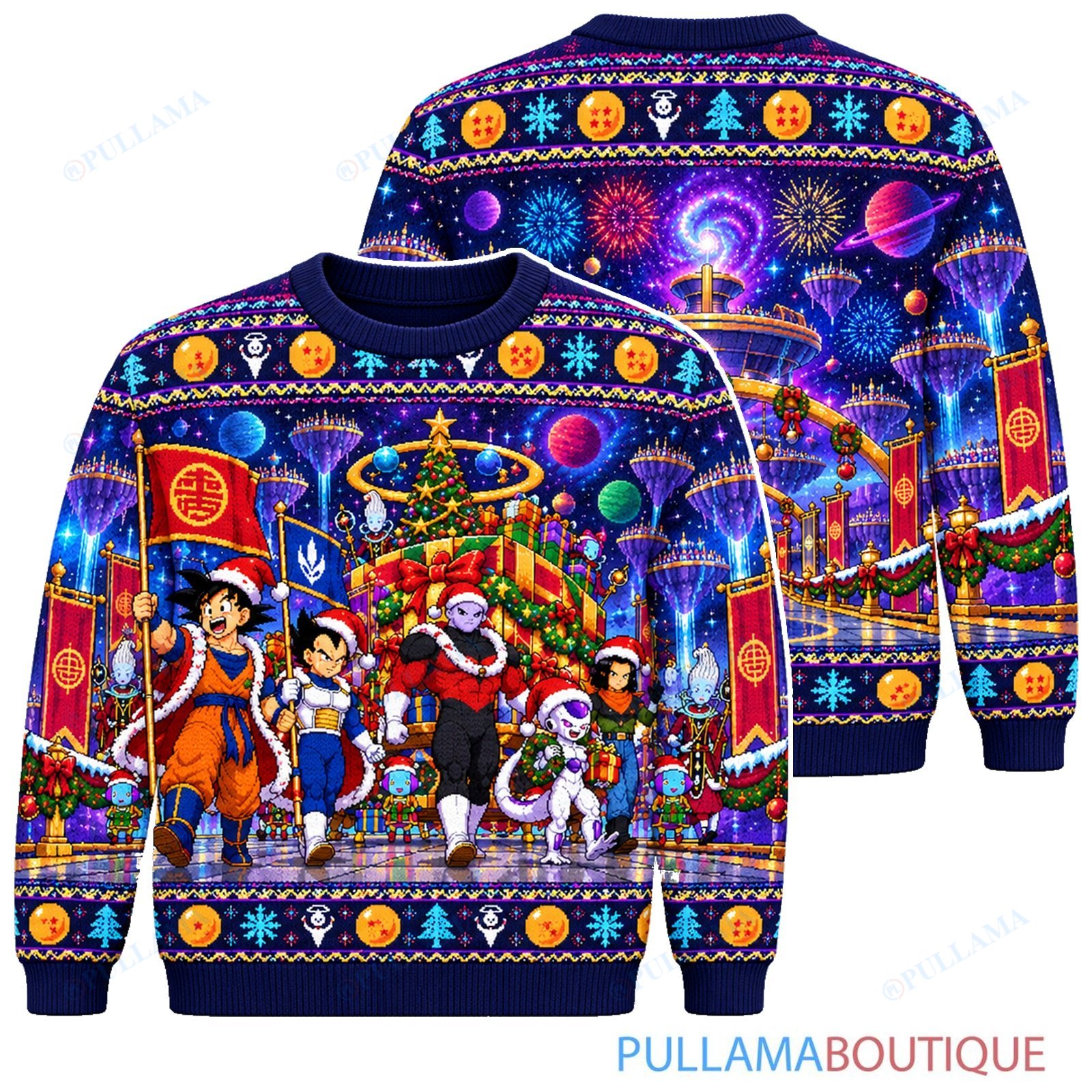 Son Goku Dragon Ball Universe Tournament Holiday Parade ugly christmas sweater