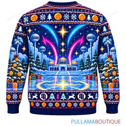 Son Goku Dragon Ball Fusion Dance Holiday ugly christmas sweater