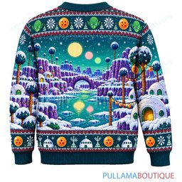 Son Goku Dragon Ball Namek Winter Festival ugly christmas sweater