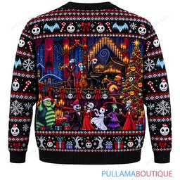 Jack Skellington Undersea Gal Holiday Ball ugly christmas sweater