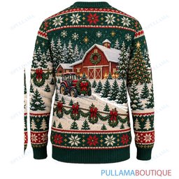 Scooby Doo Christmas Tree Farm Chase ugly christmas sweater