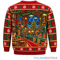 Scooby Doo Santa Toy Workshop Caper ugly christmas sweater
