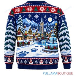 Scooby Doo Snowman Monster Chase ugly christmas sweater
