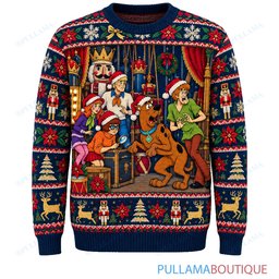 Scooby Doo Nutcracker Theater Caper ugly christmas sweater