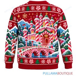 Scooby Doo Candy Cane Castle Mystery ugly christmas sweater