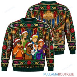 Scooby Doo Masquerade Ball Mystery ugly christmas sweater