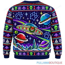 Scooby Doo Alien Space Christmas ugly christmas sweater
