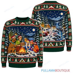 Scooby Doo Winter Camp Mystery ugly christmas sweater