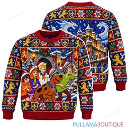Scooby Doo Medieval Castle Christmas ugly christmas sweater