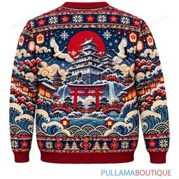 One Piece Wano Winter Festival ugly christmas sweater