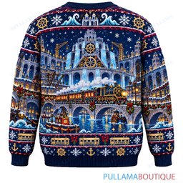 One Piece Water Seven Christmas Express ugly christmas sweater