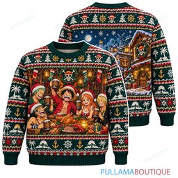 One Piece East Blue Tavern Christmas ugly christmas sweater