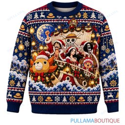 One Piece Celestial Grand Line ugly christmas sweater