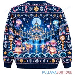 One Piece Mermaid Winter Lantern Festival ugly christmas sweater