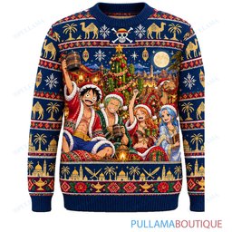One Piece Alabasta Desert Christmas ugly christmas sweater