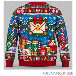 Spongebob Squarepants Holiday Mailbox ugly christmas sweater