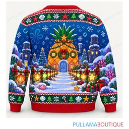 Spongebob Squarepants Lantern Walk ugly christmas sweater