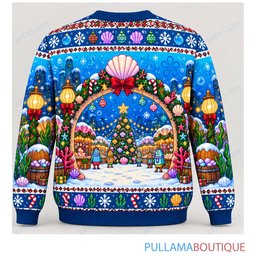 Spongebob Squarepants Underwater Market ugly christmas sweater