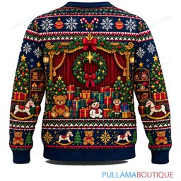 Chucky Holiday Puppet Theater ugly christmas sweater