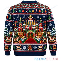 Chucky Christmas Present Tower ugly christmas sweater