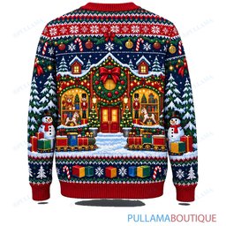 Chucky Christmas Ice Skating ugly christmas sweater