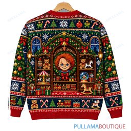 Chucky Christmas Advent Calendar ugly christmas sweater