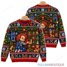 Chucky Christmas Advent Calendar ugly christmas sweater