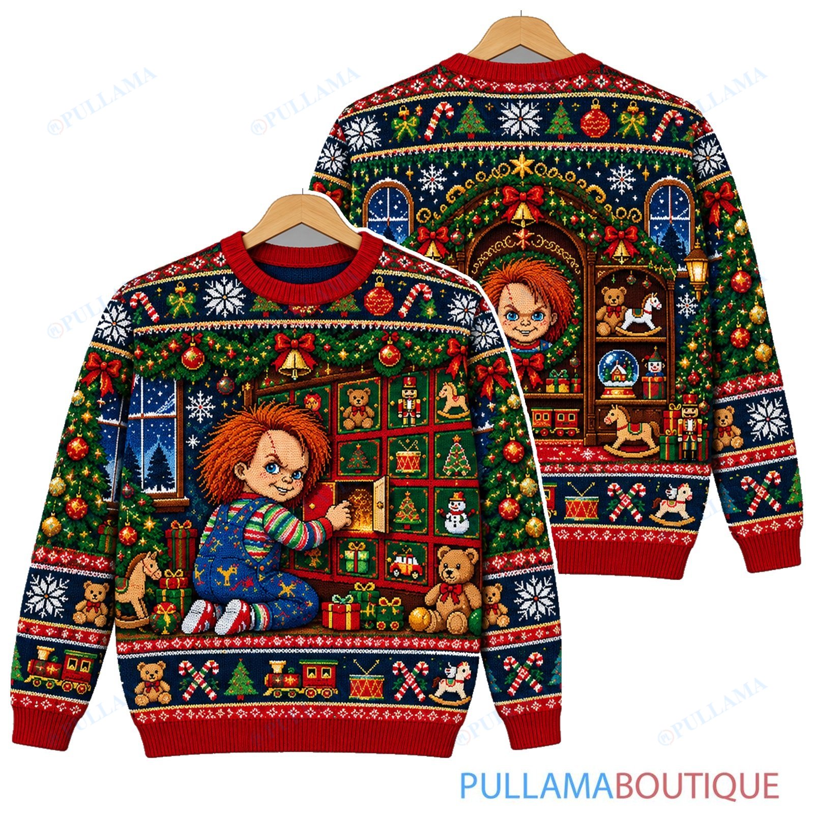 Chucky Christmas Advent Calendar ugly christmas sweater
