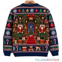 Chucky Nutcracker Toy Workshop ugly christmas sweater