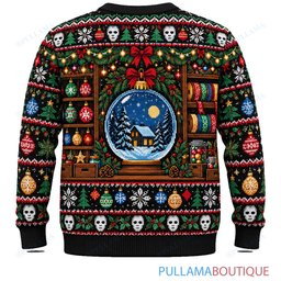 Michael Myers Christmas Ornament Workshop ugly christmas sweater