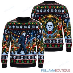 Michael Myers Nutcracker Christmas Parade ugly christmas sweater