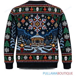Michael Myers Christmas Carol Gazebo ugly christmas sweater