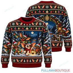 Gremlins Christmas Lantern Walk ugly christmas sweater