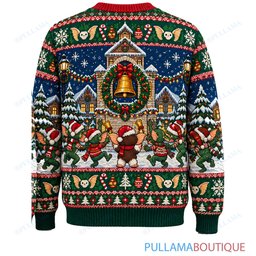 Gremlins Snowy Village Gift Walk ugly christmas sweater