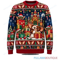 Gremlins Christmas Toy Castle ugly christmas sweater